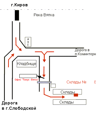 Карта проезда